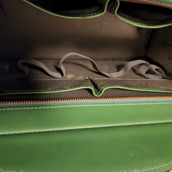 Authentic Louis Vuitton Epi Riviera Hand Bag Green M48184 LV vintage - Picture 13 of 15